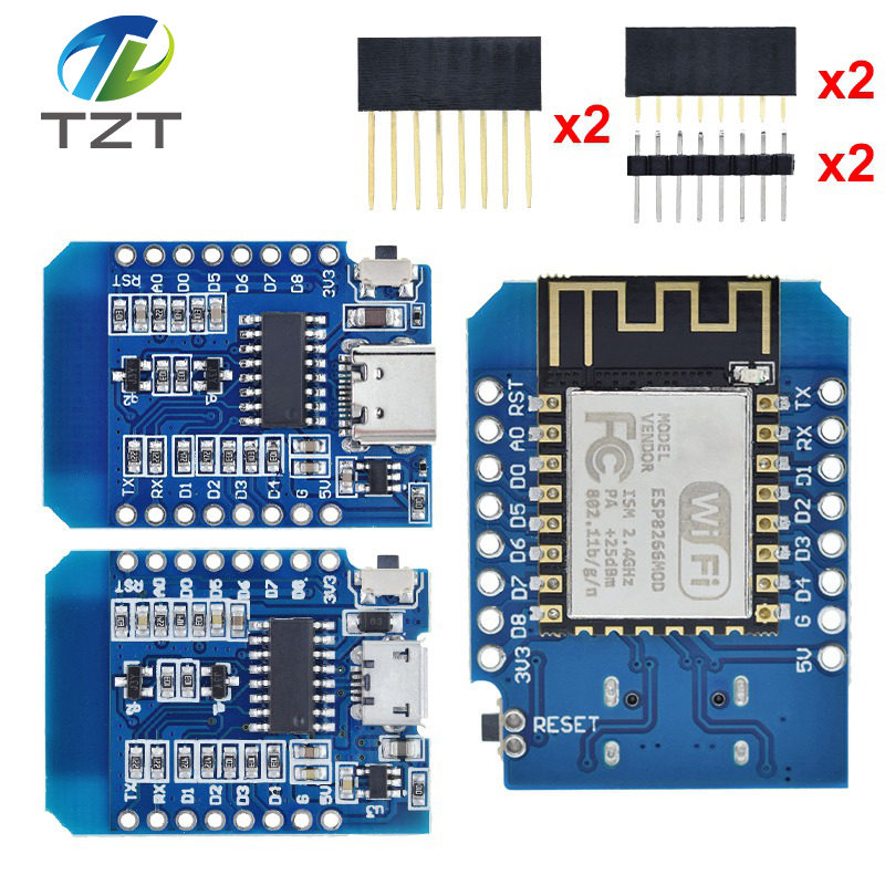 WeMos D1 Mini Pro V3.0 NodeMcu - Esp8266 Nodemcu Board ulasan dan harga