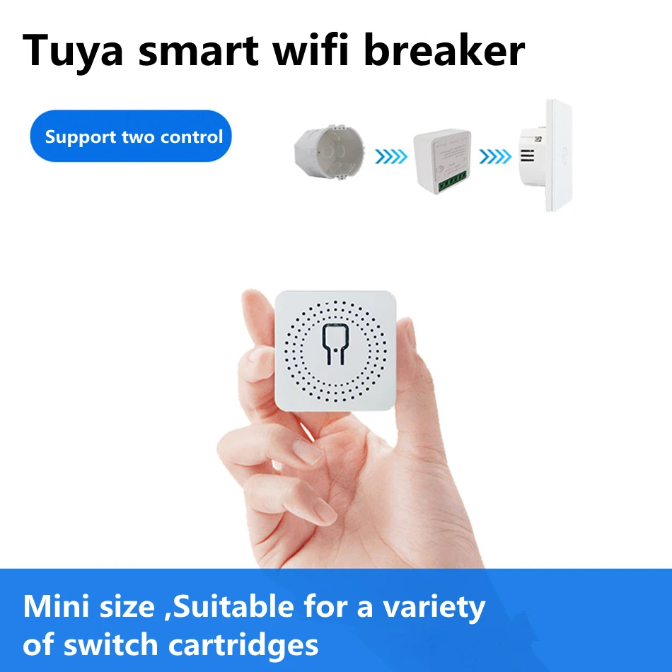 2 Way Control Tuya Mini 16A Wi - Home Automation Diy ulasan dan harga