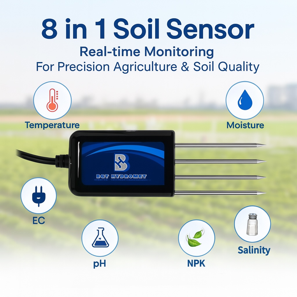 8 in 1 Digital Soil Sensor And - Temperature Humidity Sensor ulasan dan harga