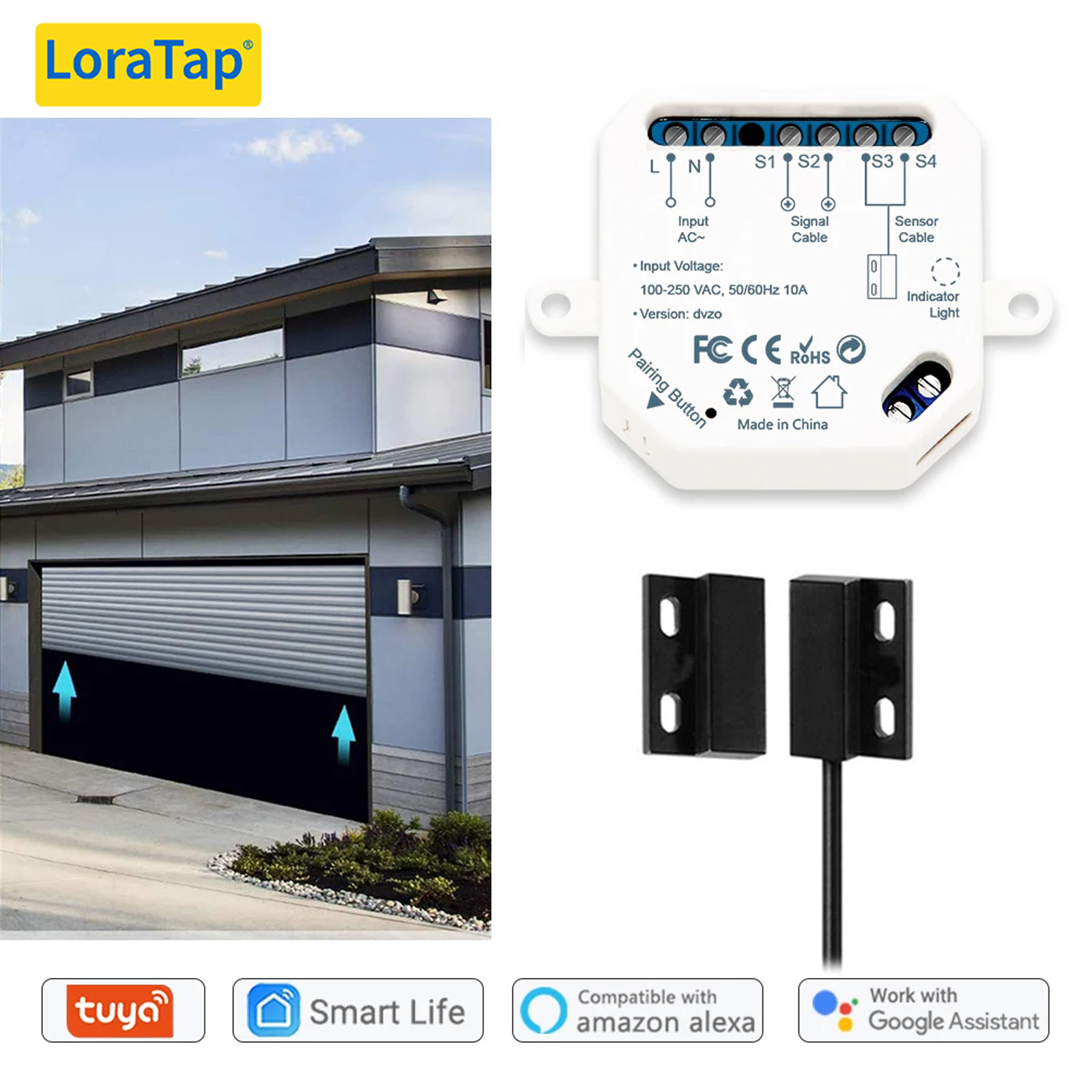 LoraTap Tuya Smart Life Garage - Home Automation Diy ulasan dan harga
