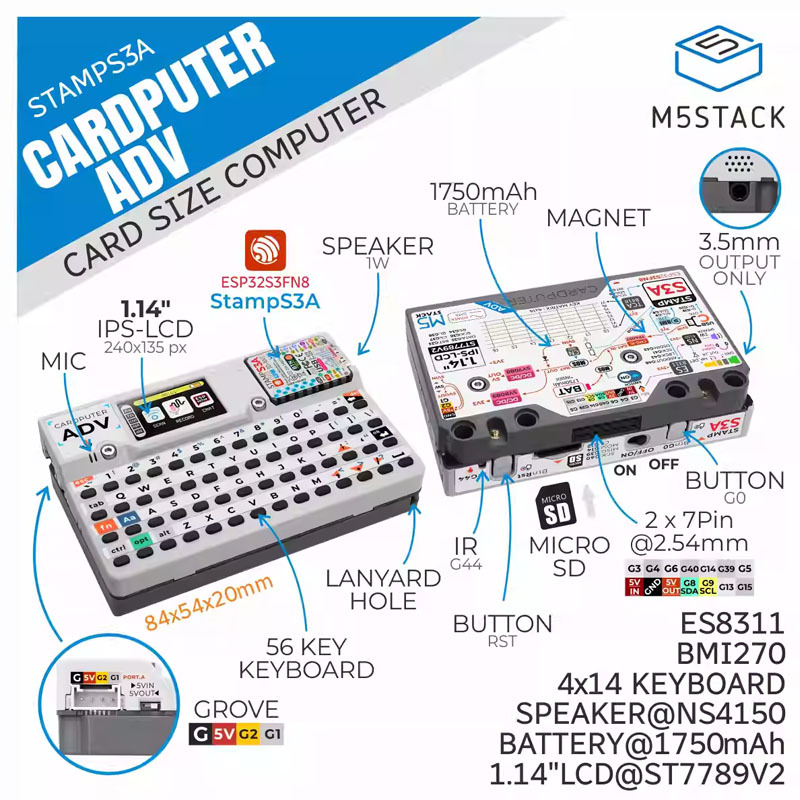 M5Stack Cardputer Adv Programm - Iot Diy Home Automation ulasan dan harga